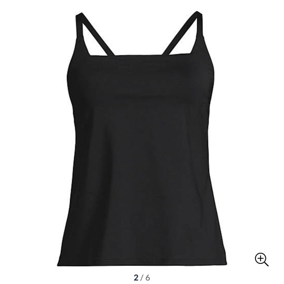 Lands end Tankini swim top X back - Picture 4 of 6
